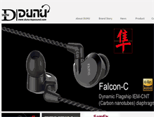 Tablet Screenshot of dunu-topsound.com